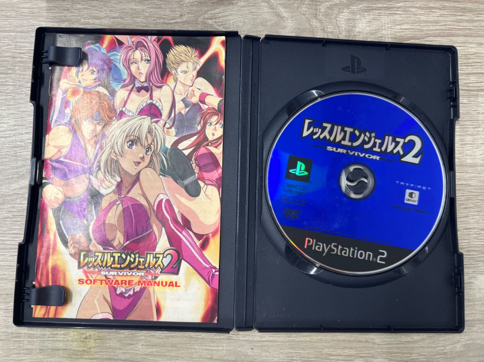 PS2【レッスルエンジェルス サバイバー2】取扱説明書 付き