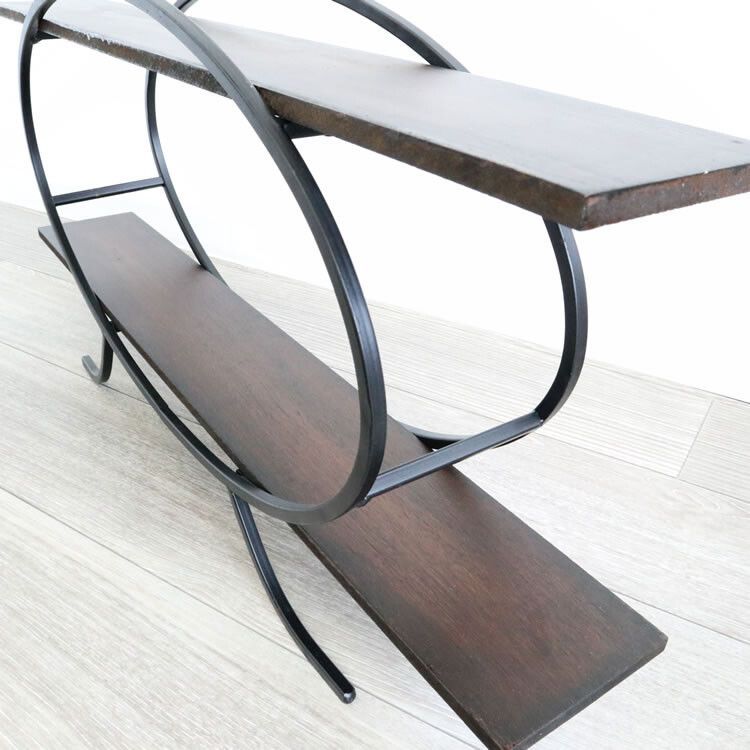 屏風式 衣紋掛け 折り畳み インテリア 昭和アンティーク 250406-4 屏風