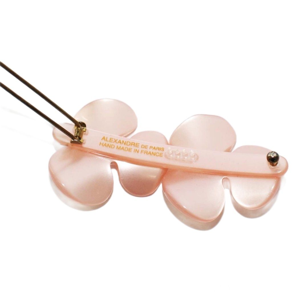 極美品✨　ALEXANDRE DE PARIS ヘアピン　ボールピン　カメリア ALEXANDRE DE PARIS ☆ Camelia A. ボールピン 6.5cm (Alexandre