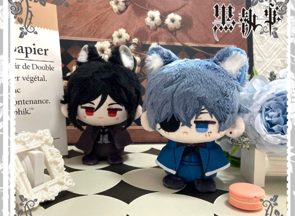 激レア洋服付き】着せ替えぬいぐるみ黒執事セバスチャン