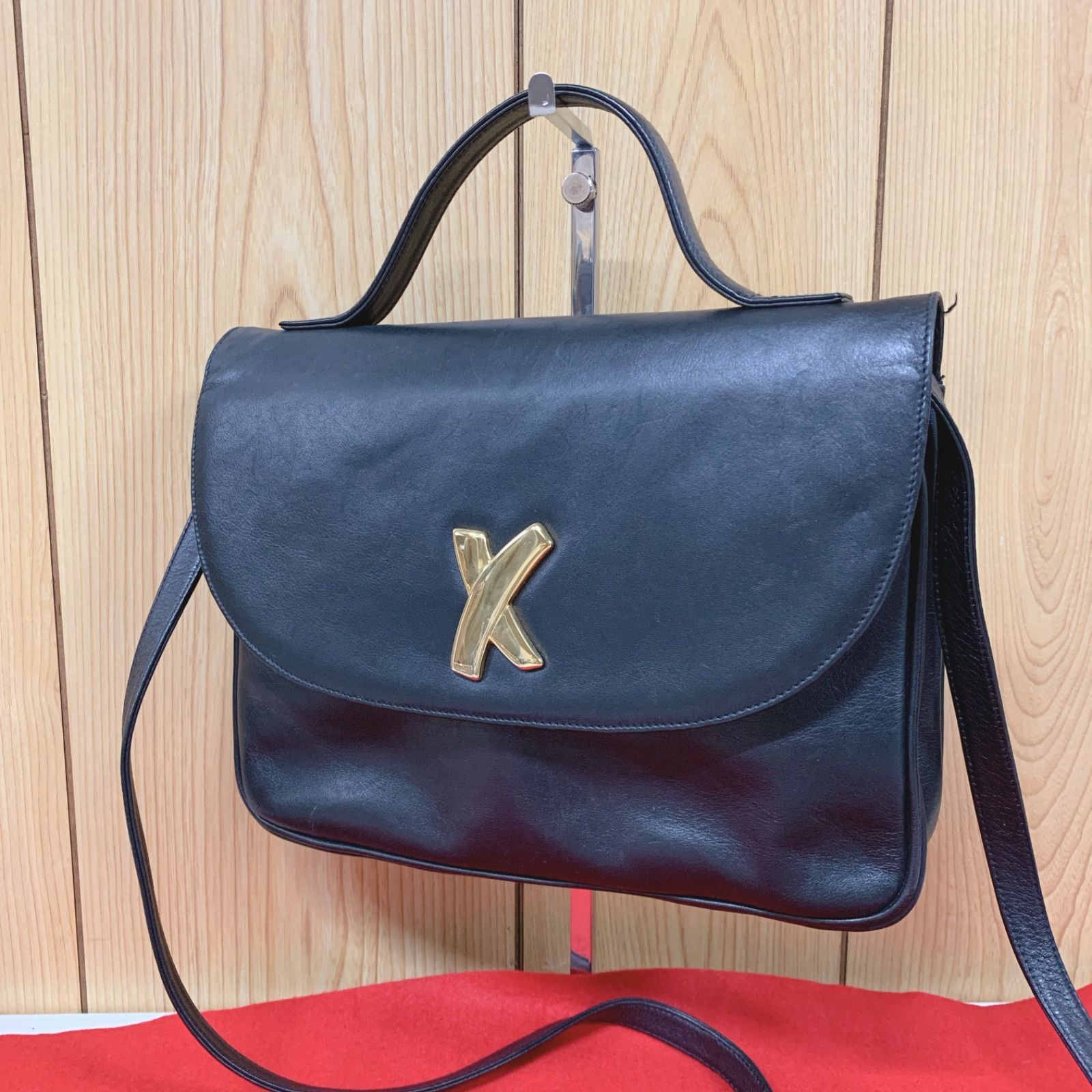 53 By Paloma Picasso パロマピカソ 2way ショルダーバッグ ブラック 