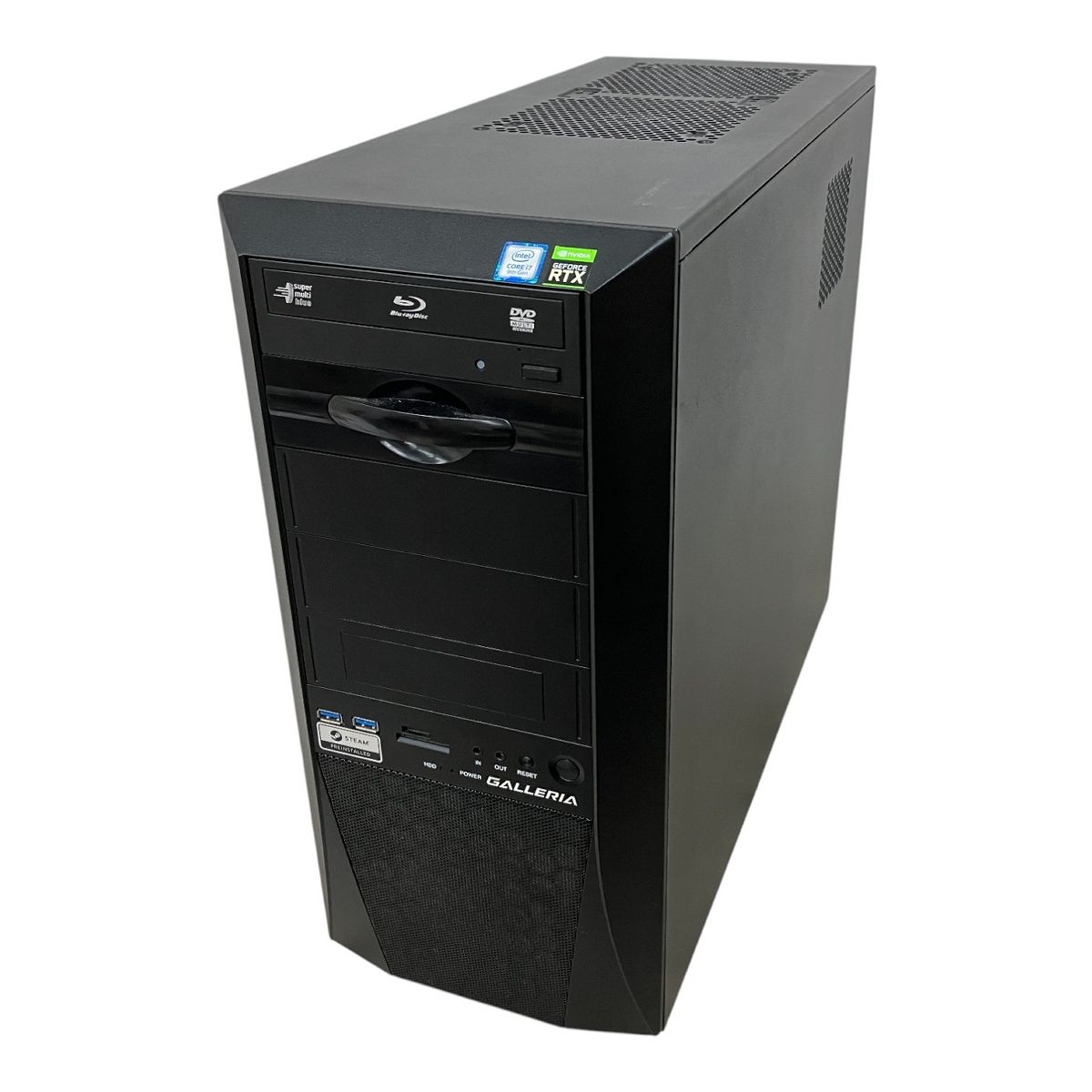 Thirdwave GALLERIA XF デスクトップ パソコン i7-9700K 16GB HDD 3TB SSD 512GB RTX 2070 SUPER win11 M10391125