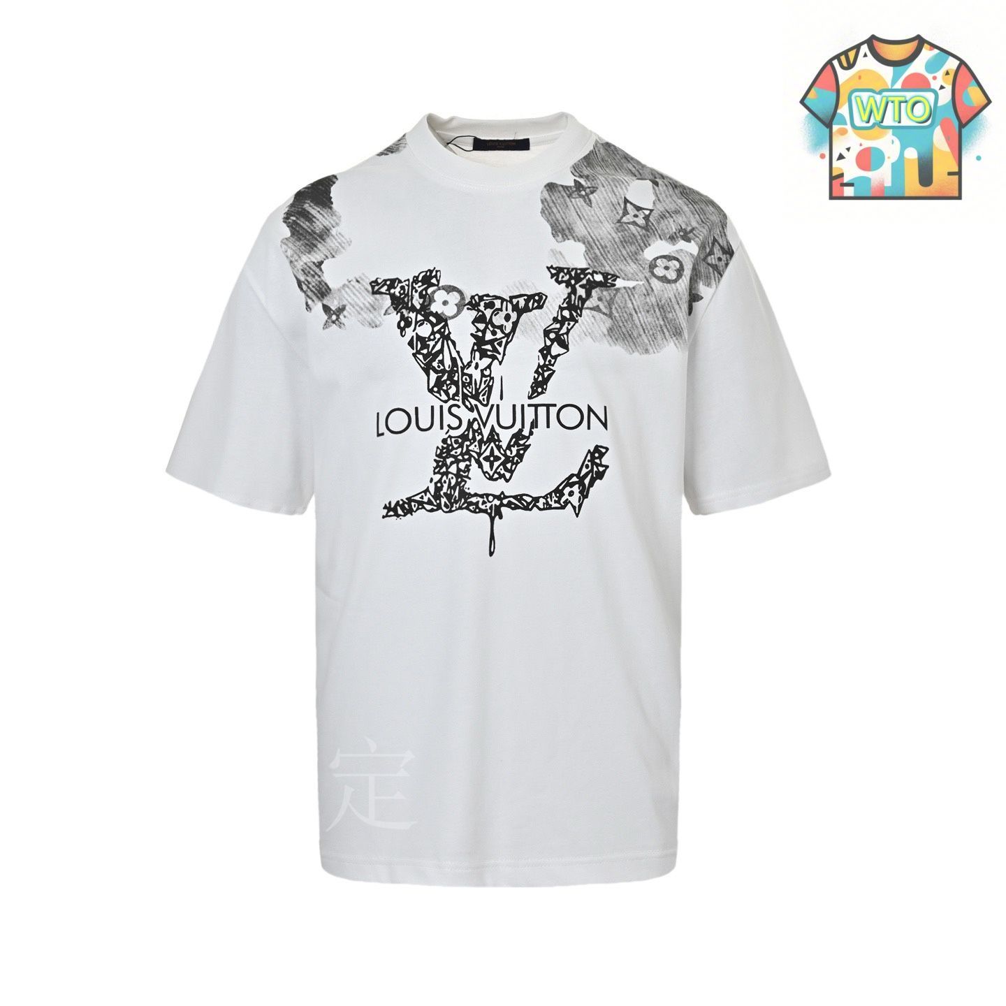 Louis Vuittonアートプリント Tシャツ louis-vuitton--