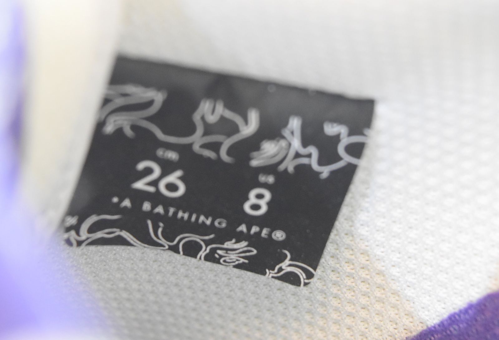 アベイシングエイプ A BATHING APE BAPE SK8 STA スニーカー 1K30191308 メンズ靴 スニーカー パープル 26cm 103S-1243