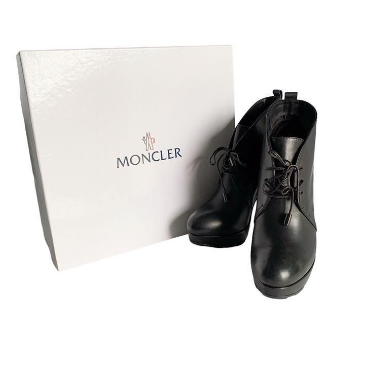 MONCLER モンクレール ショート ブーツ 靴 シューズ レースアップ 