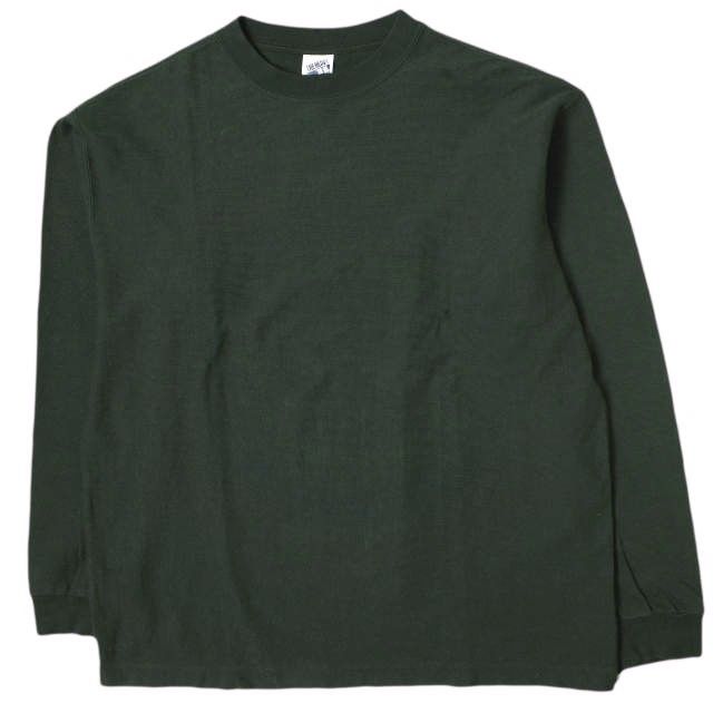 BEAUTYu0026YOUTH UNITED ARROWS ビューティーアンドユース ユナイテッドアローズ 23SS 10oz ヘビーワイドクルーネックカットソー 1212-199-8225 EXTRA LARGE DK.GREEN 長袖 Tシャツ g17743