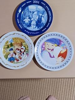 山崎製パン アライグマラスカル さら2枚 フランダースの犬の皿3枚