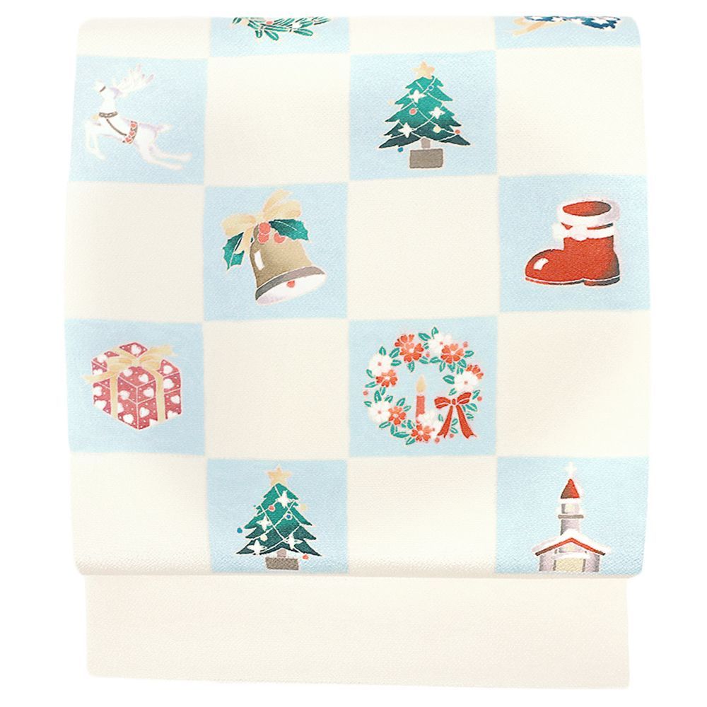 七五三(7歳女児袋帯)7658 藤井寛 朱赤 絵霞 御所車 | 着物レンタルの