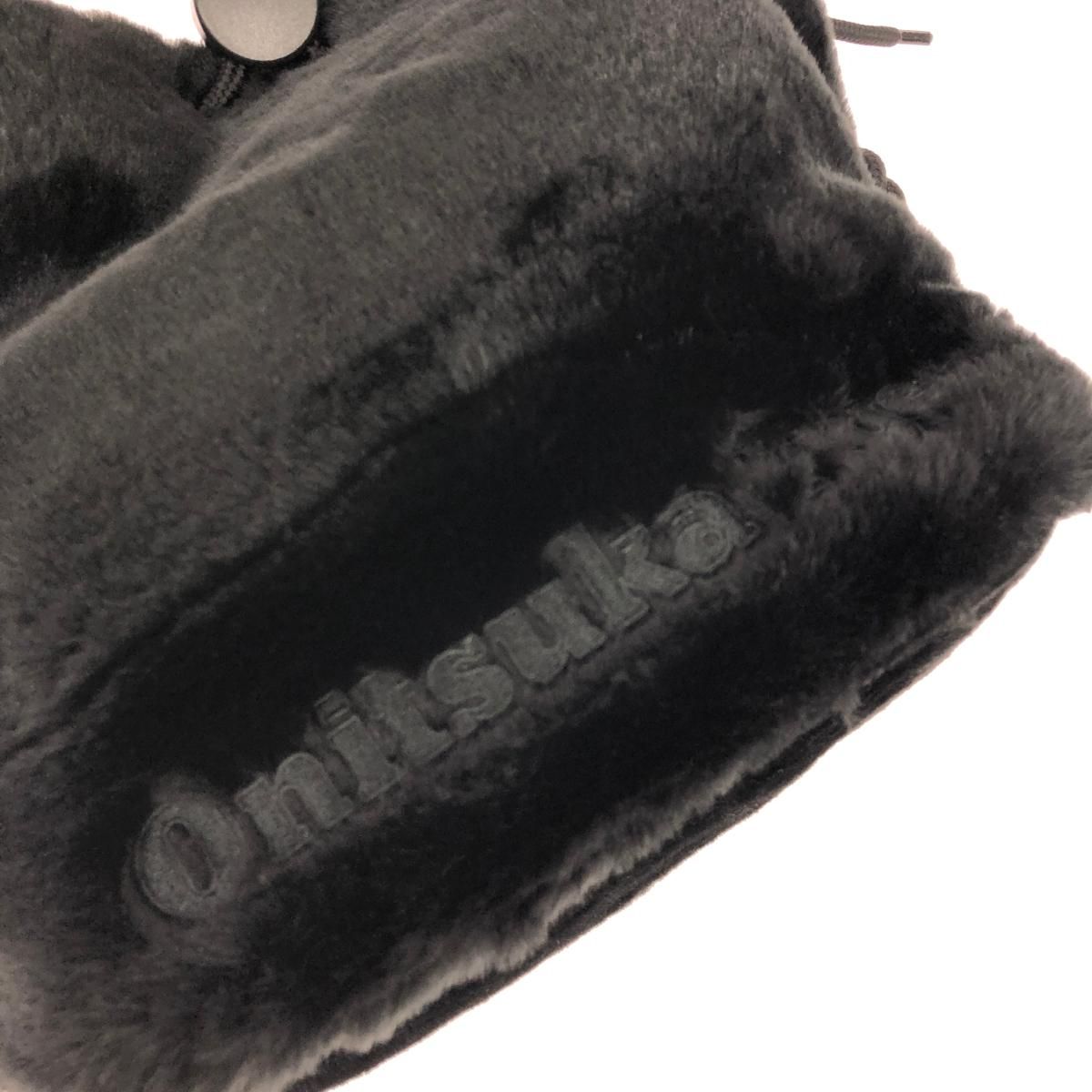 Onitsuka Tiger 黒 ファー ショルダーバッグ Onitsuka Tiger（オニツカタイガー）の「SHOULDER BAG / ショルダー