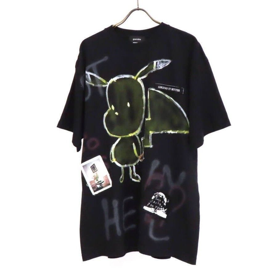 希少　guernikaゲルニカ　ペイントオーバーサイズTシャツ　大きいサイズ ROYAL FLASH tシャツ Guernika/ゲルニカ/SHINICHIROINUI×TEZUKA