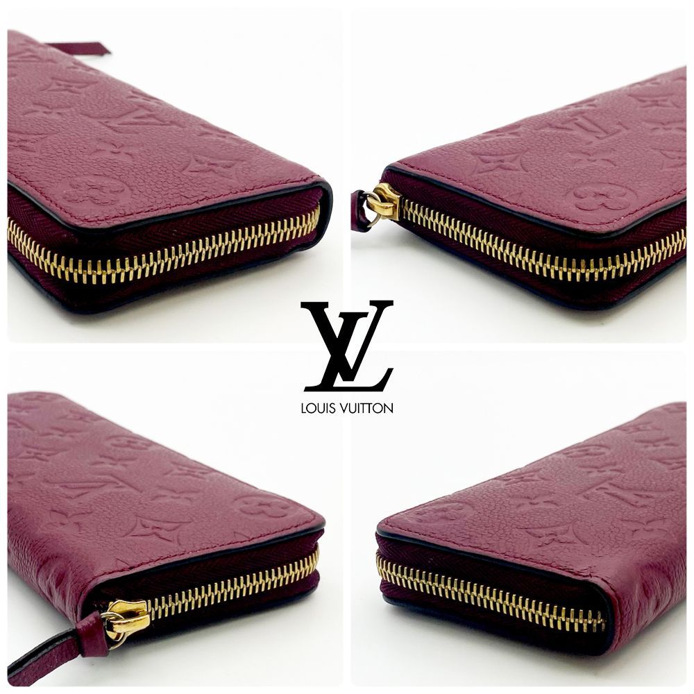未使用級！ルイヴィトン アンプラント クレマンス ☆LOUIS VUITTON☆大人気!【クレマンス アンプラント】黒 長財布