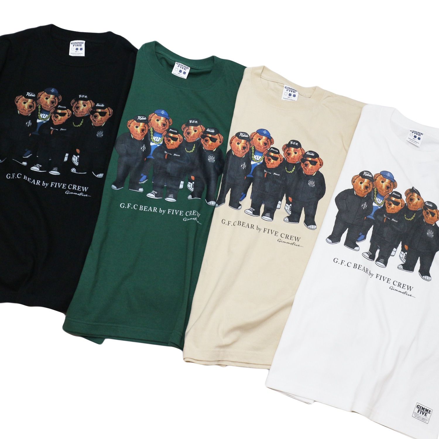 ギミーファイブ GIMME FIVE G.F.C. BEAR TEE （送料無料）新品未使用