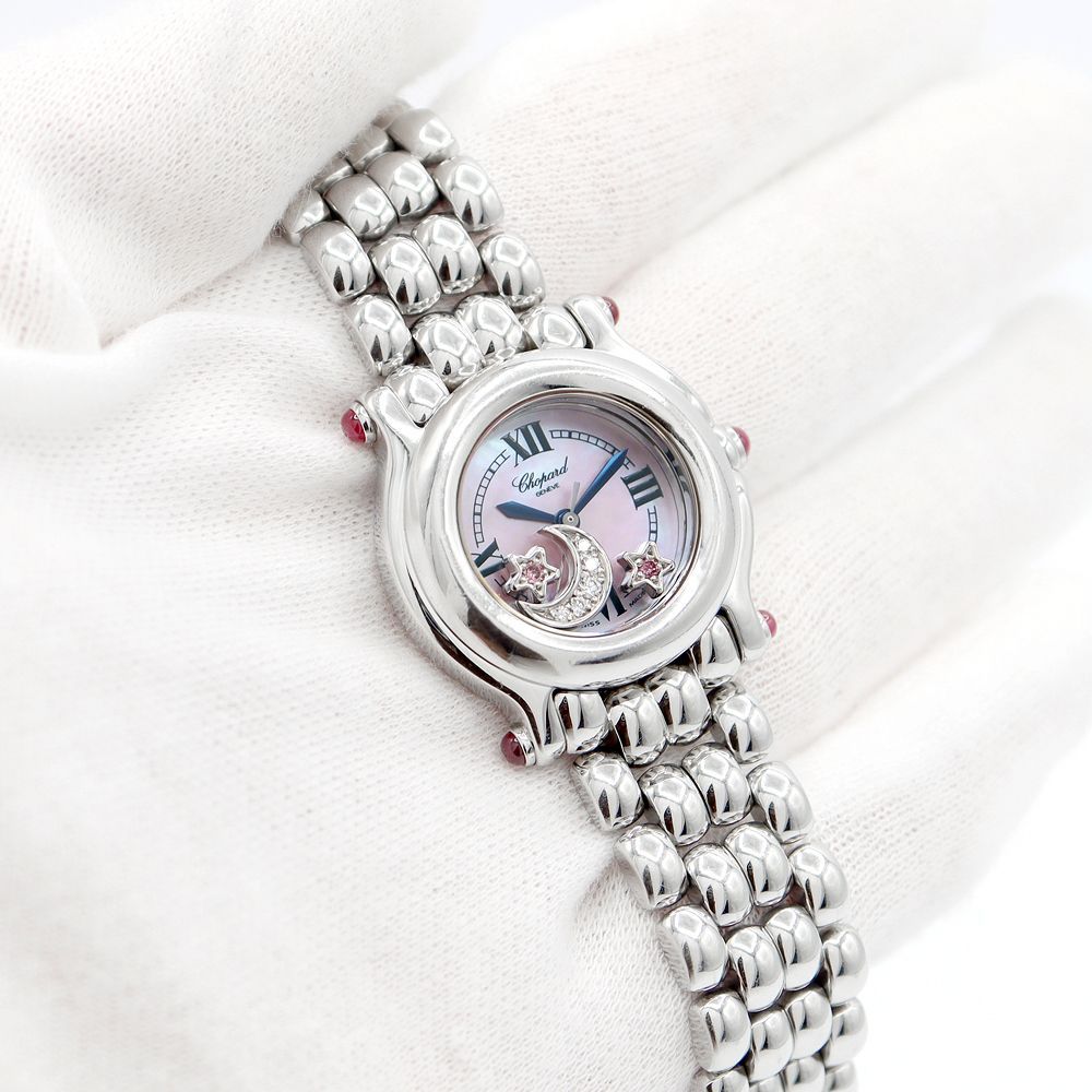 電池交換済 Chopard ショパール ハッピースポーツ 27/8250-21 ダイヤ