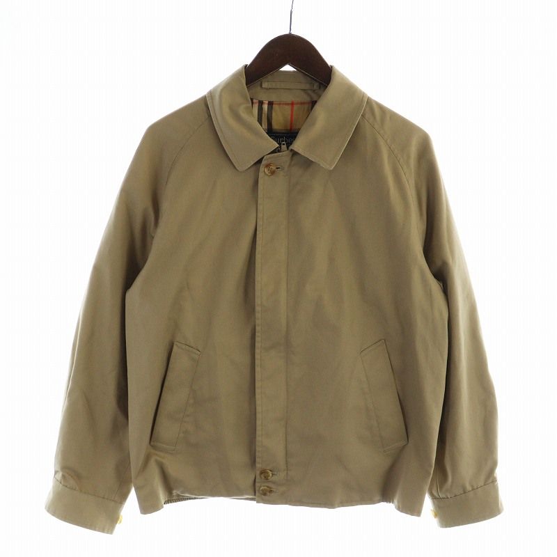 Burberry ブラウン ジップアップブルゾン スイングトップ Burberry ブラウン ジップアップブルゾン スイングトップ