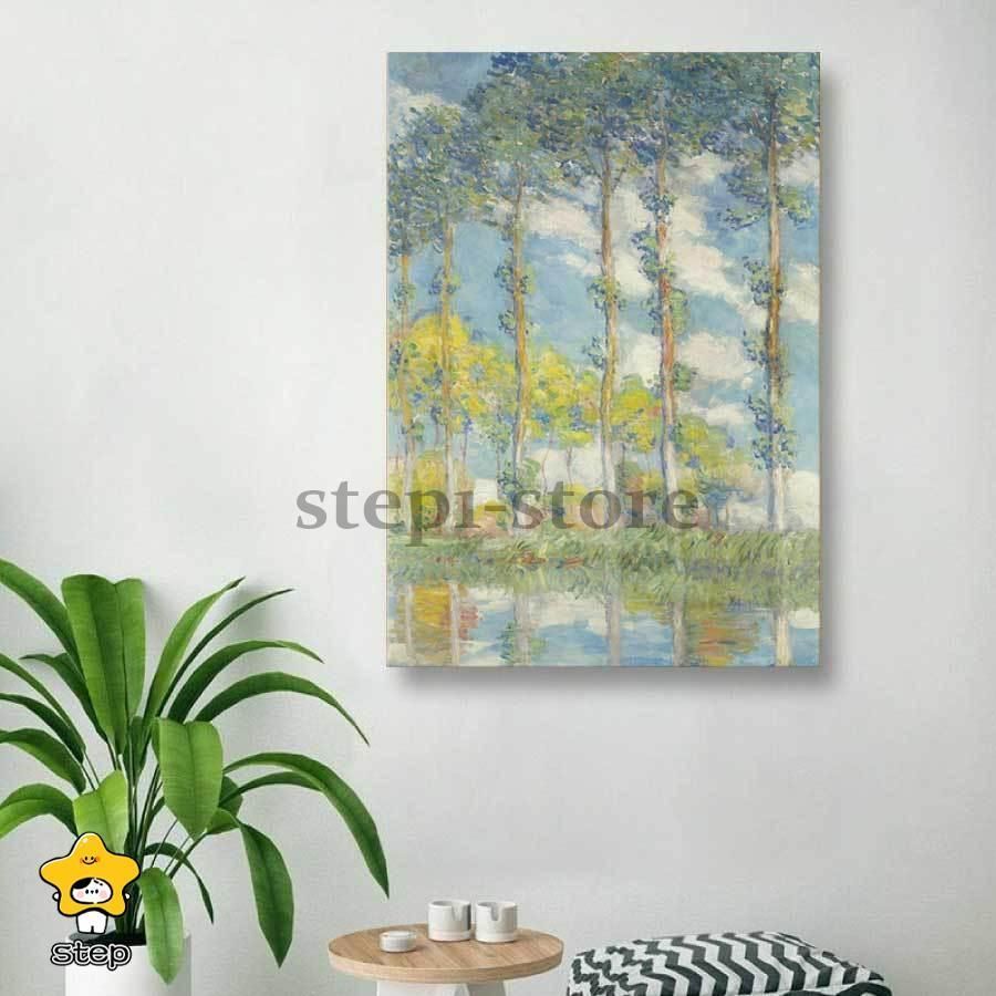 クロード モネ ポプラ並木 パネル 名画 絵画 インテリア 装飾