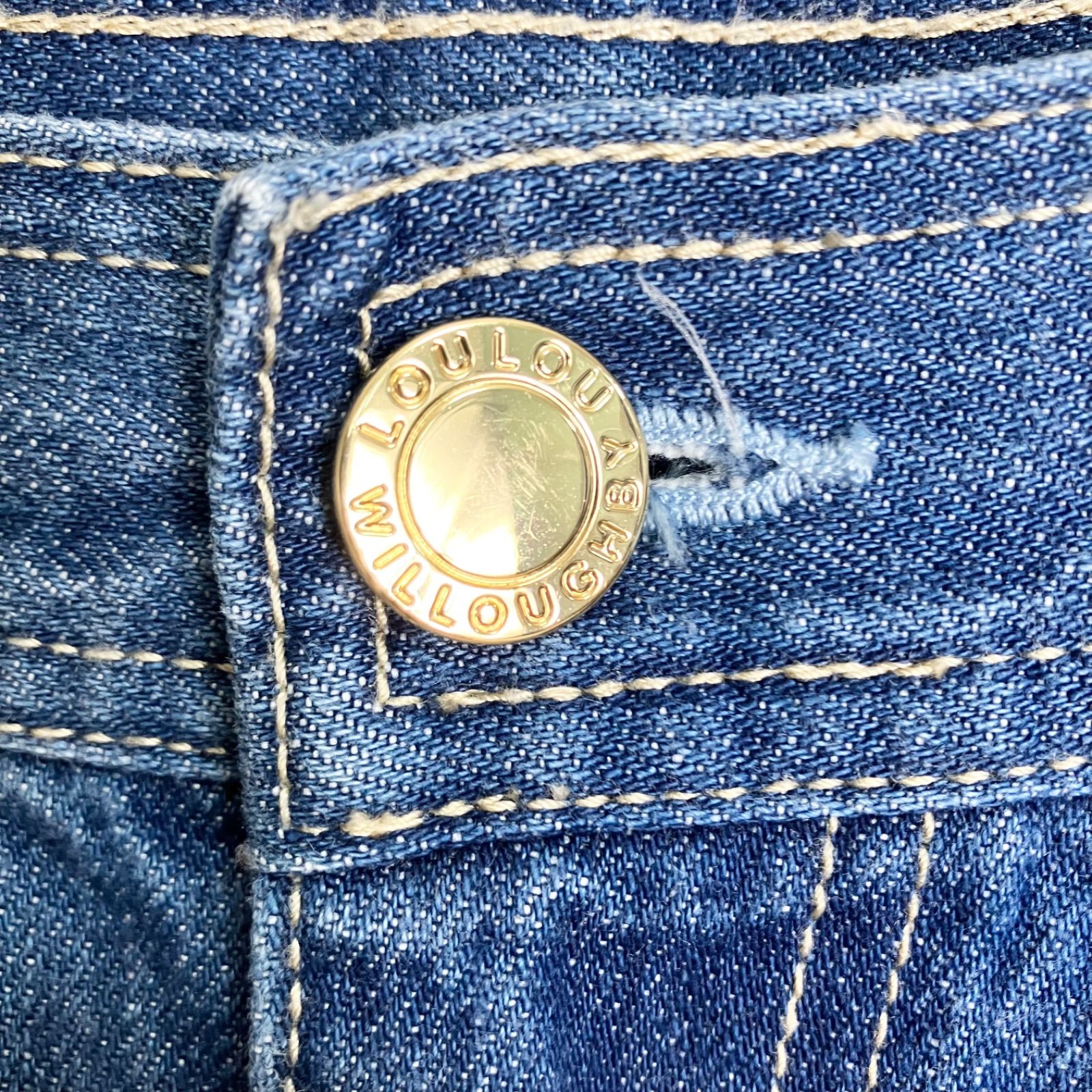 WILLOUGHBY デニムテーパードパンツ