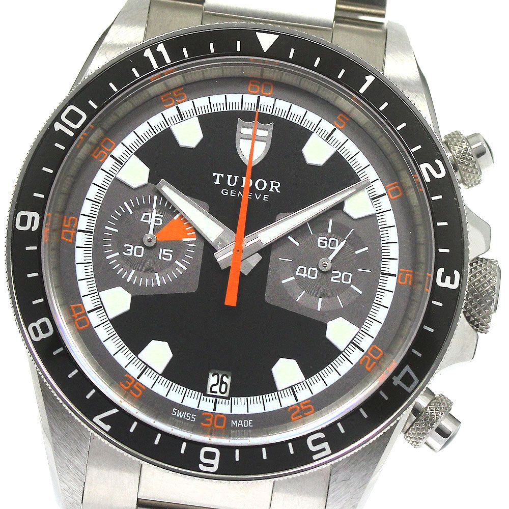 チュードル TUDOR 70330N ヘリテージ クロノ デイト 自動巻き メンズ良品箱・保証書付き_790003 - メルカリ