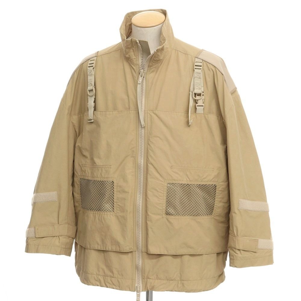 【タグ付き未使用】N.HOOLYWOOD ノーカラー　ナイロン　ブルゾン　36 N.HOOLYWOOD 24aw HOODED BLOUSON BLACK 36 - メルカリ