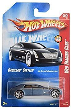 Hot Wheels 2008 085 Web Trading Cars # 9 of 24 9/24 Cadillac Sixteen Medium Blue 2008 85 1:64 Scale