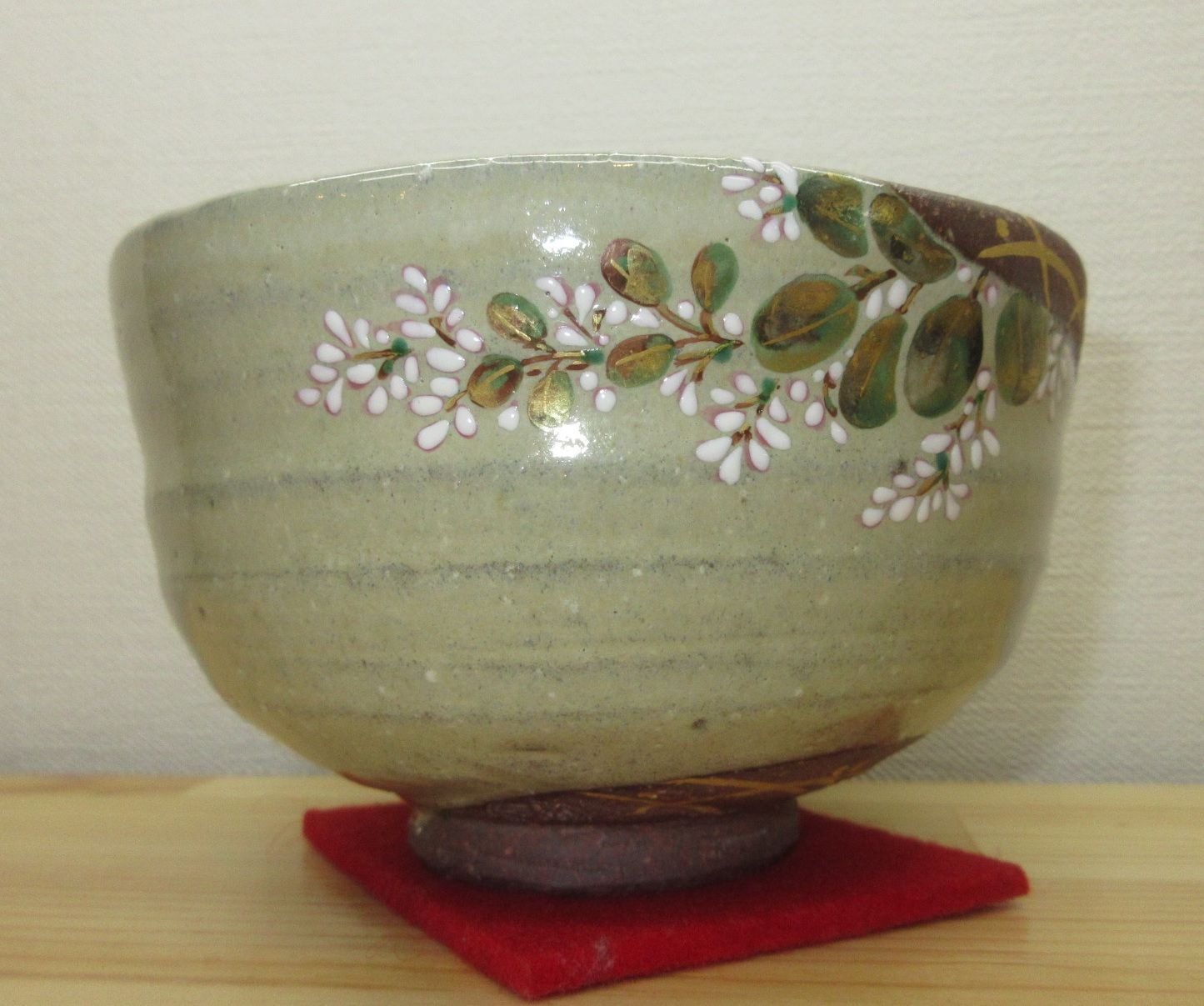 送料込【逢絢亭・新品】茶道具 茶碗 京焼 光琳水 蔦の絵 ３代 中村秋峰 共箱 逢絢亭・新品】茶道具 茶碗 京焼 光琳水 萩の絵 3代 中村秋峰