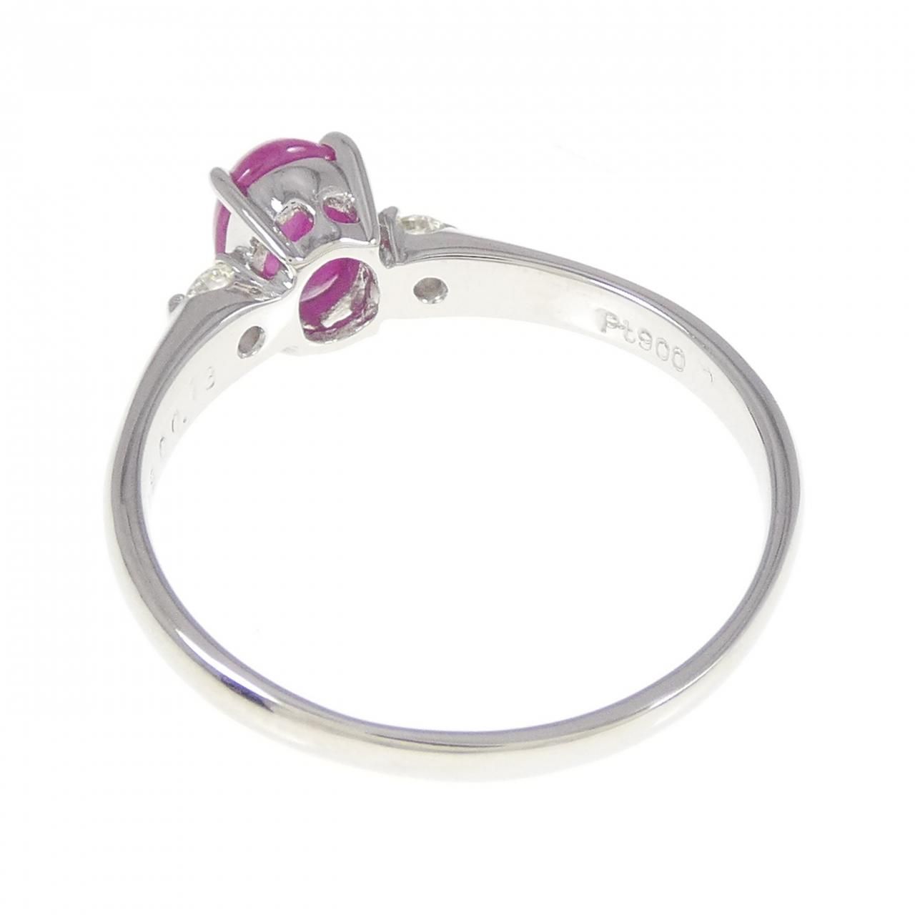 PT900 ルビー リング 1.48CT - メルカリ 