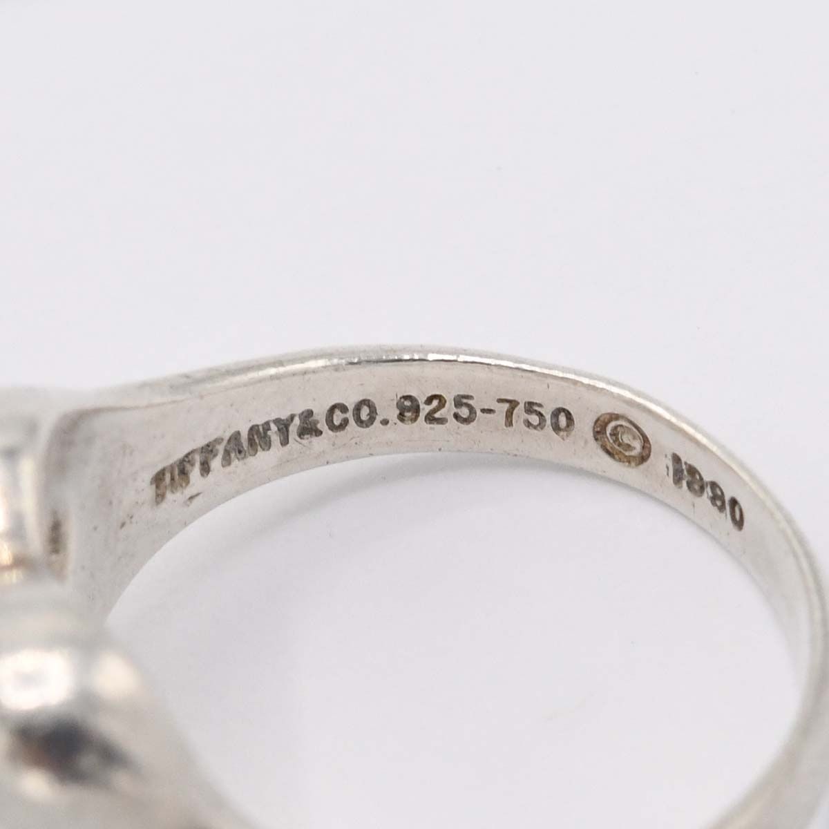 TIFFANY&Co. ティファニー リング ハート リボン 8号 シルバー 925