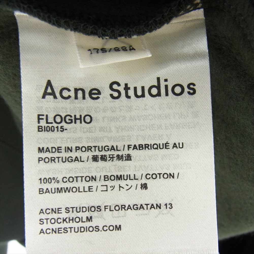 ACNE STUDIOS アクネストゥディオズ Flogho BI0015 ロゴ 刺繍 モック