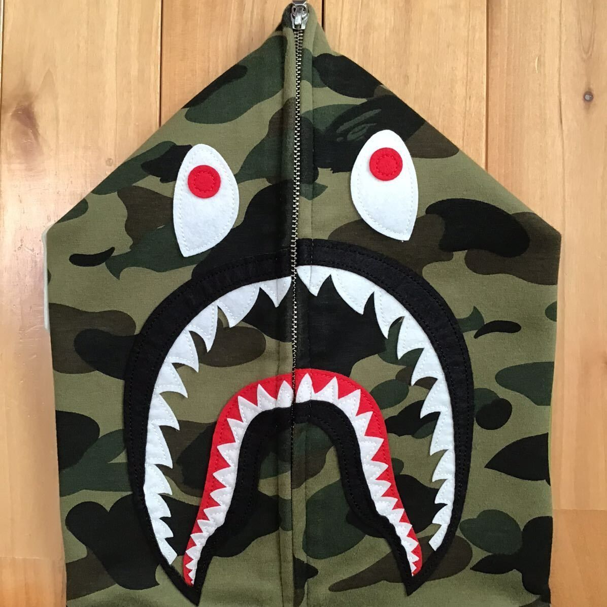 Windstopper 1st camo シャーク パーカー Lサイズ shark full zip