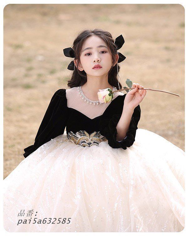 ピアノ発表会 ドレス 中学生 ワンピース ジュニアドレス 七五三 子供ドレス pai 5 a 632585