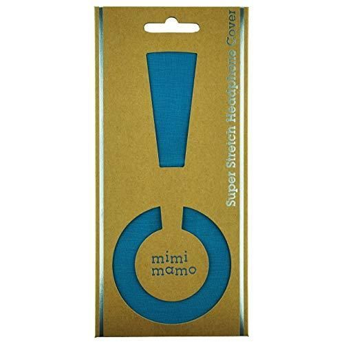 傷んだイヤーパッドが復活 mimimamo スーパーストレッチヘッドホンカバー L ブルー 各機種への対応はメーカーHPのヘッドホン対応表を