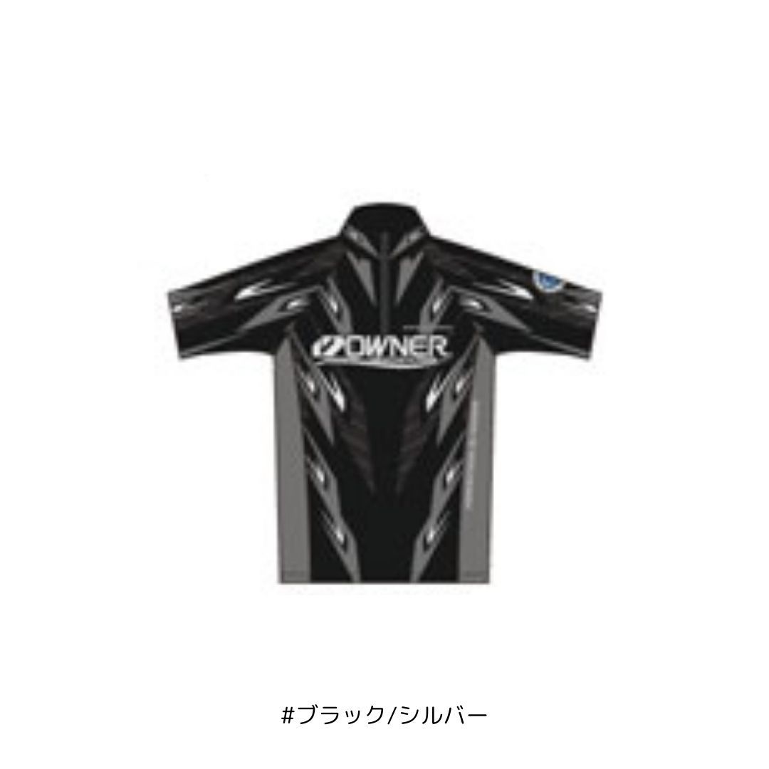 OWNER 半袖ストレッチシャツ ブラック/シルバー M 半袖ストレッチシャツ #Mサイズ #ブラック/シルバー OWNER（オーナー）