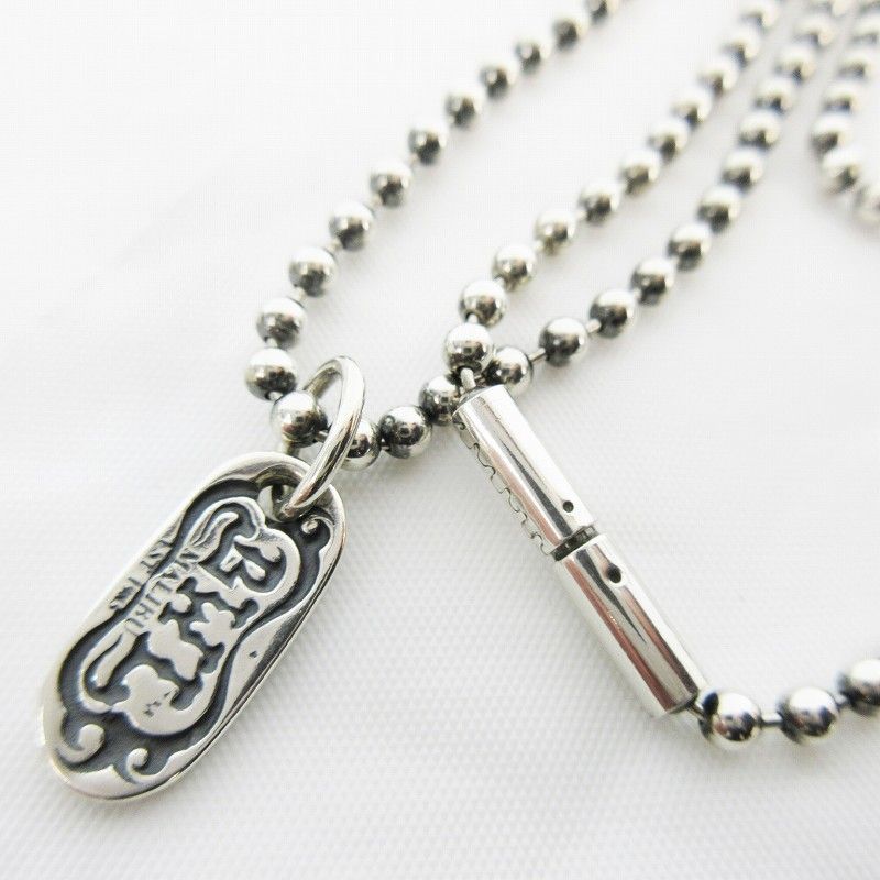 美品 Bill Wall Leather シルバー BallChain 51cm（BILL WALL LEATHER 