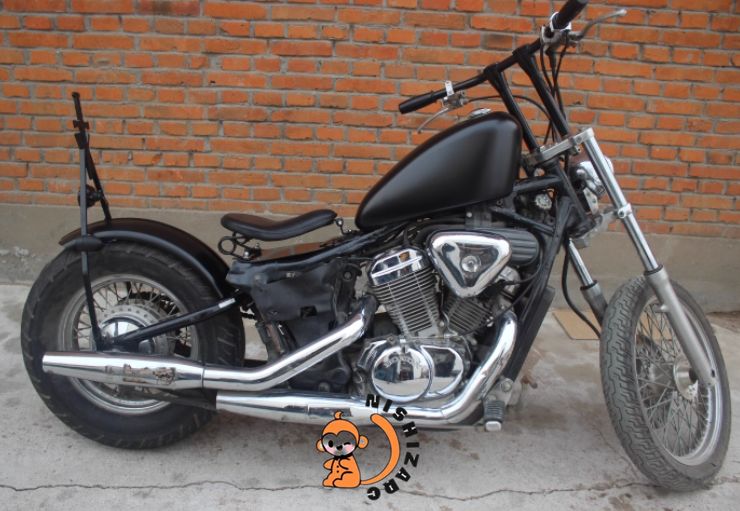 送料無料 ホンダ スティード HONDA steed400-600 VLX VCL リアフェンダー ＆シーシーバーセット