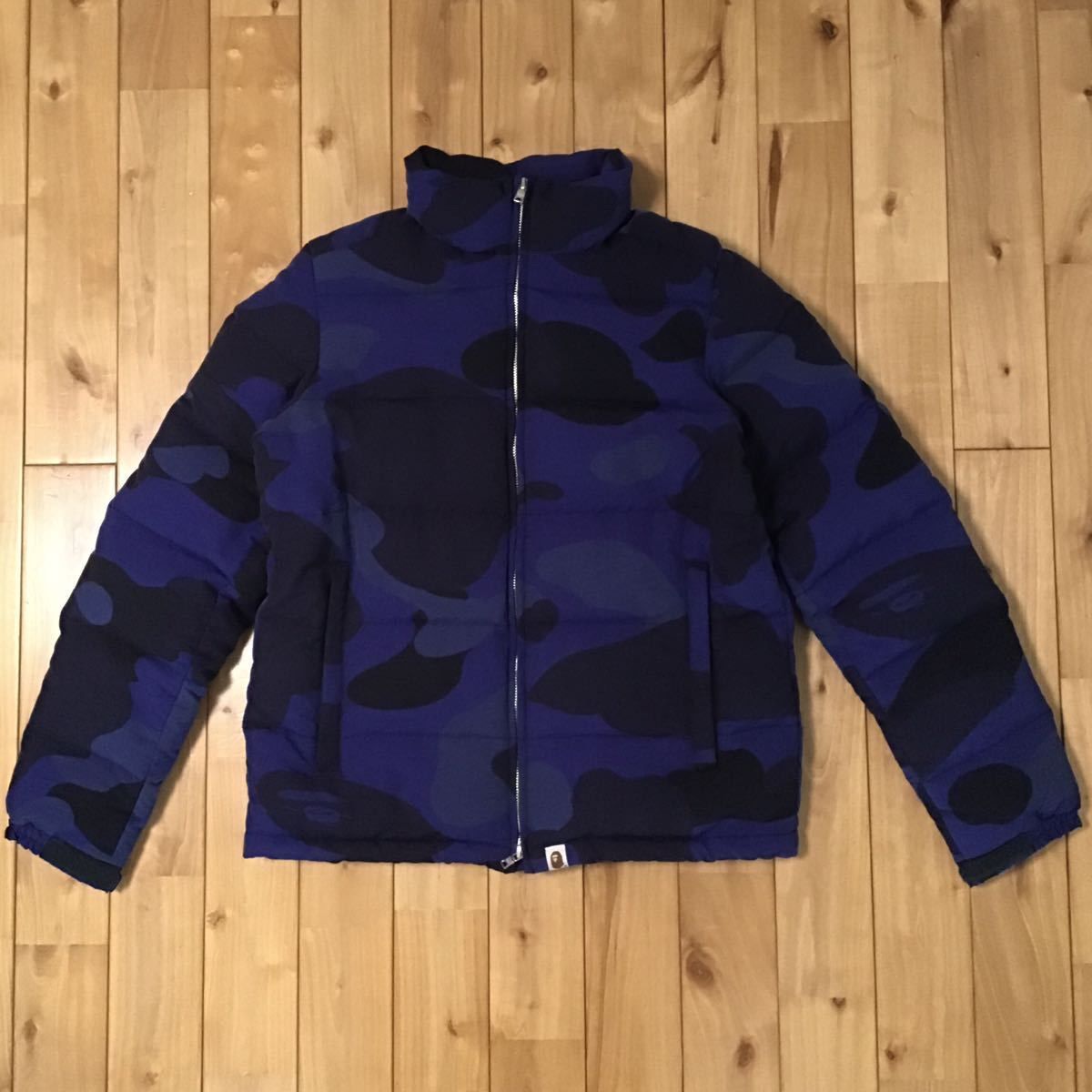 BAPE Giant Blue Camo ダウンジャケット BAPE giant camo blue ダウンジャケット - メルカリ