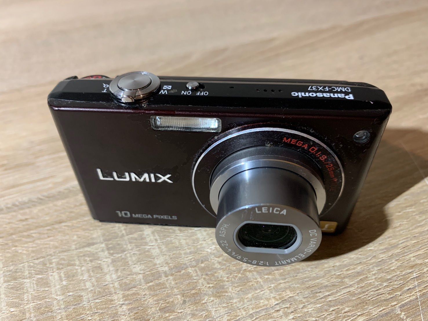 6091 Panasonic Lumix DMC-FX37 ブラウン デジカメ - メルカリ