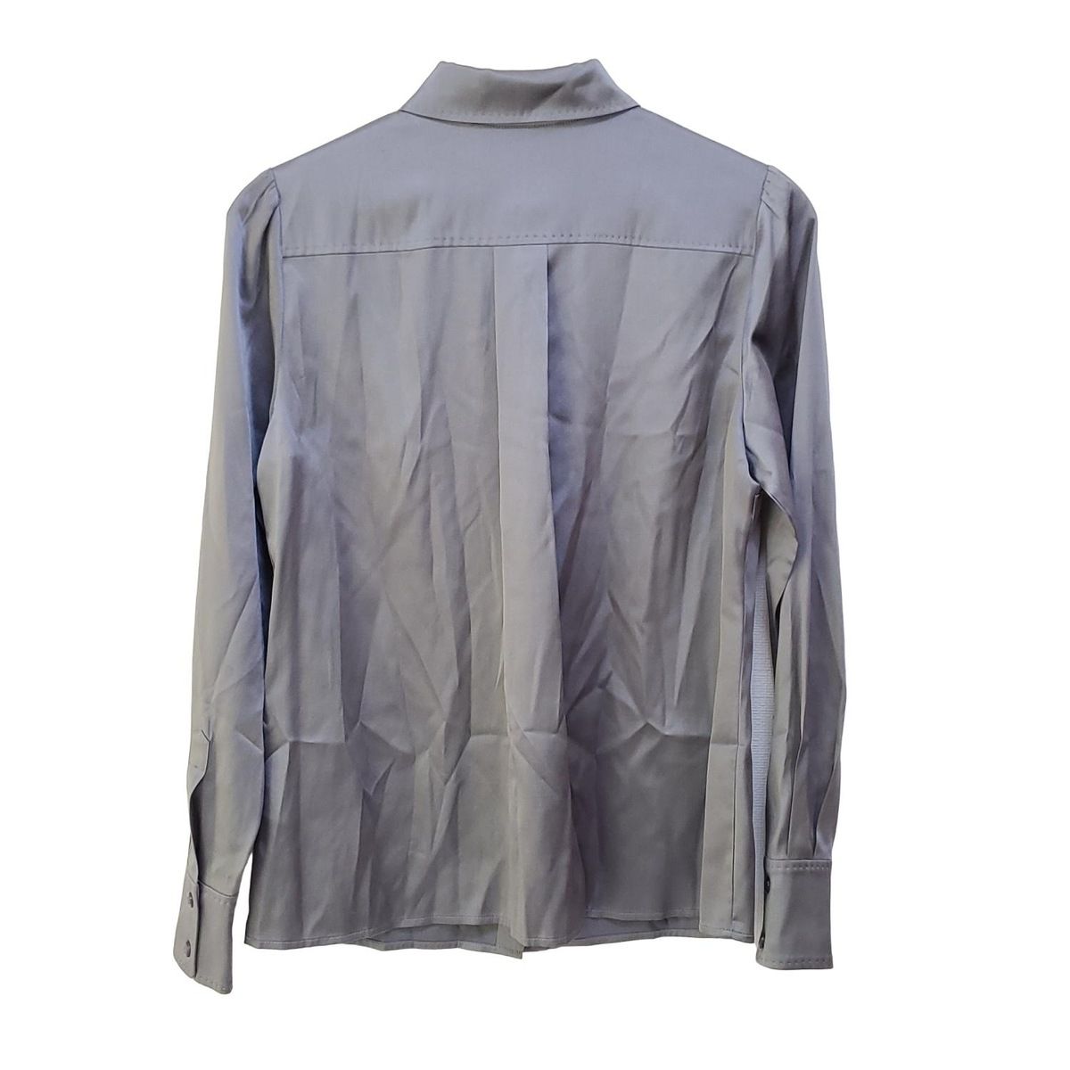 麻と絹のコラボブラウス 23ss 美品 ダーマコレクション シャツ ブラウス 麻 絹 シアー M L