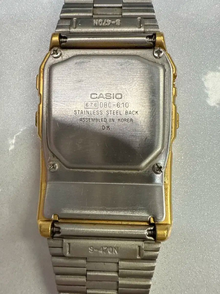  CASIO カシオ データバンク 金 時計 腕時計(デジタル) 時計