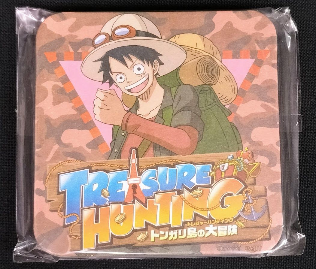 【未開封】ワンピース トレジャーハンティング コースターセット 限定品 希少品 ONE PIECE トレジャーハンティング ワンピース コースターセット