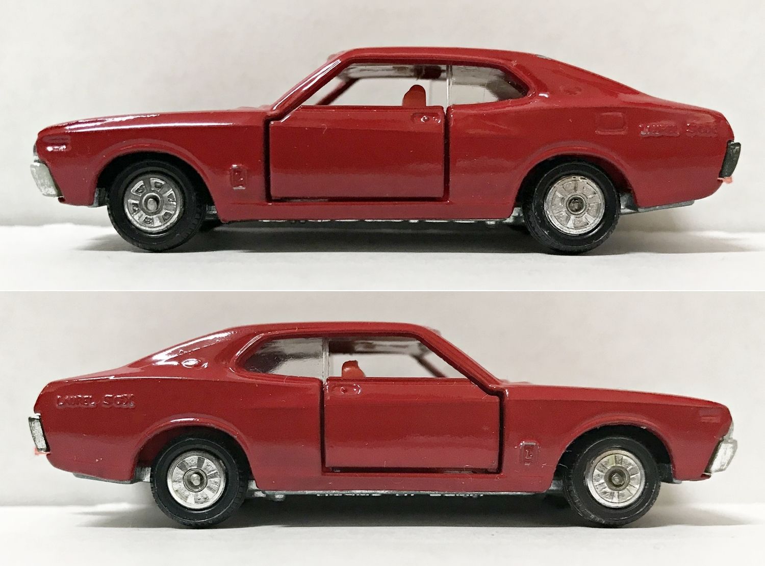 35. 1/63 №74 日産 ローレル 赤 日本製トミカ (本体のみ箱無)【併売品