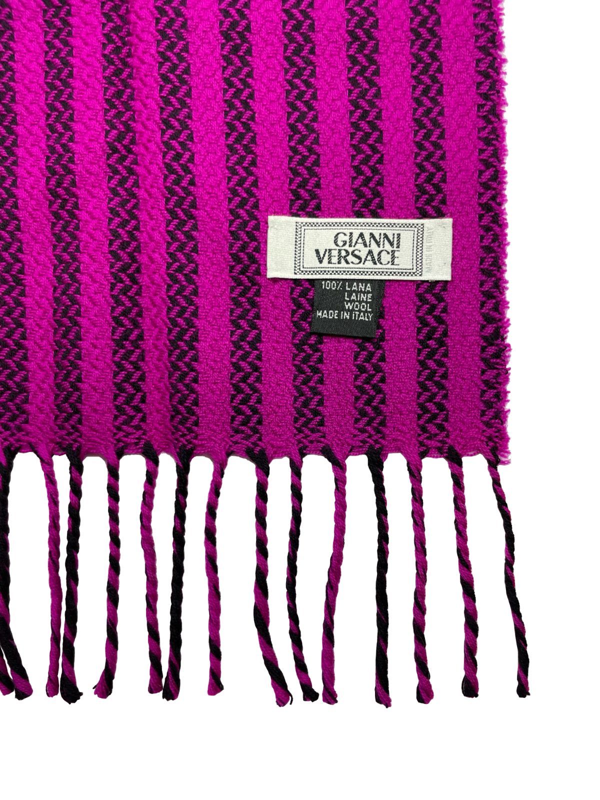 Gianni Versace ヴェルサーチェロゴマフラー ストール新品正規品