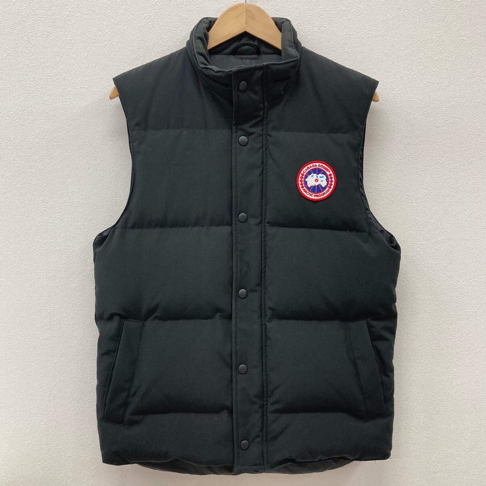 【イオン広店】 中古 CANADA GOOSE | カナダグース ダウンベスト GARSON VEST 4151M ブラック 【108】