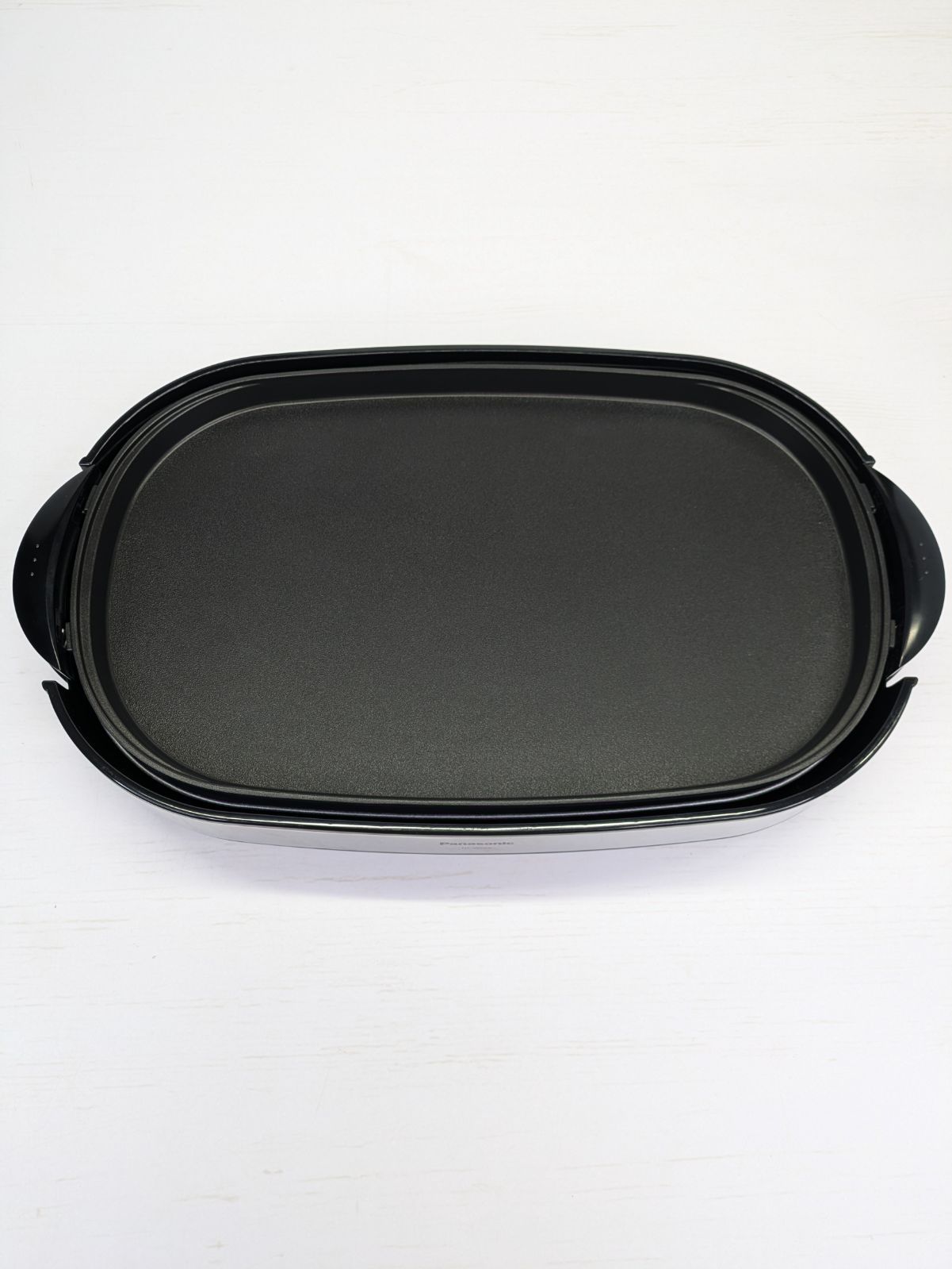 中古品) パナソニック ホットプレート 2枚タイプ 平面+焼肉 シルバー