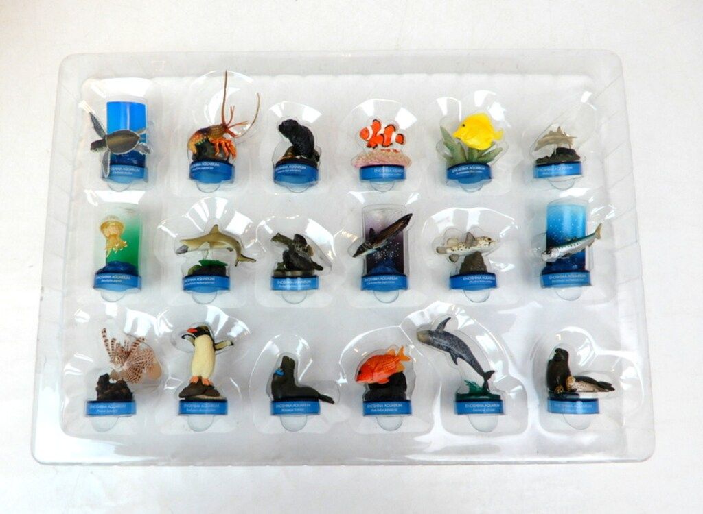 海洋堂 新江ノ島水族館立体生物図録 全18種セット+コレクション