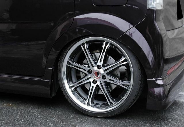 軽自動車用 フェイクロータースペーサー ３．０ｍｍ厚スリット