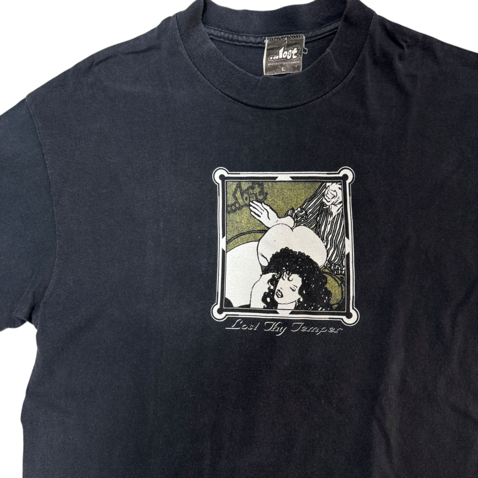 90s LOST Enterprises エロ グラフィック Tシャツ Lサイズ プリント