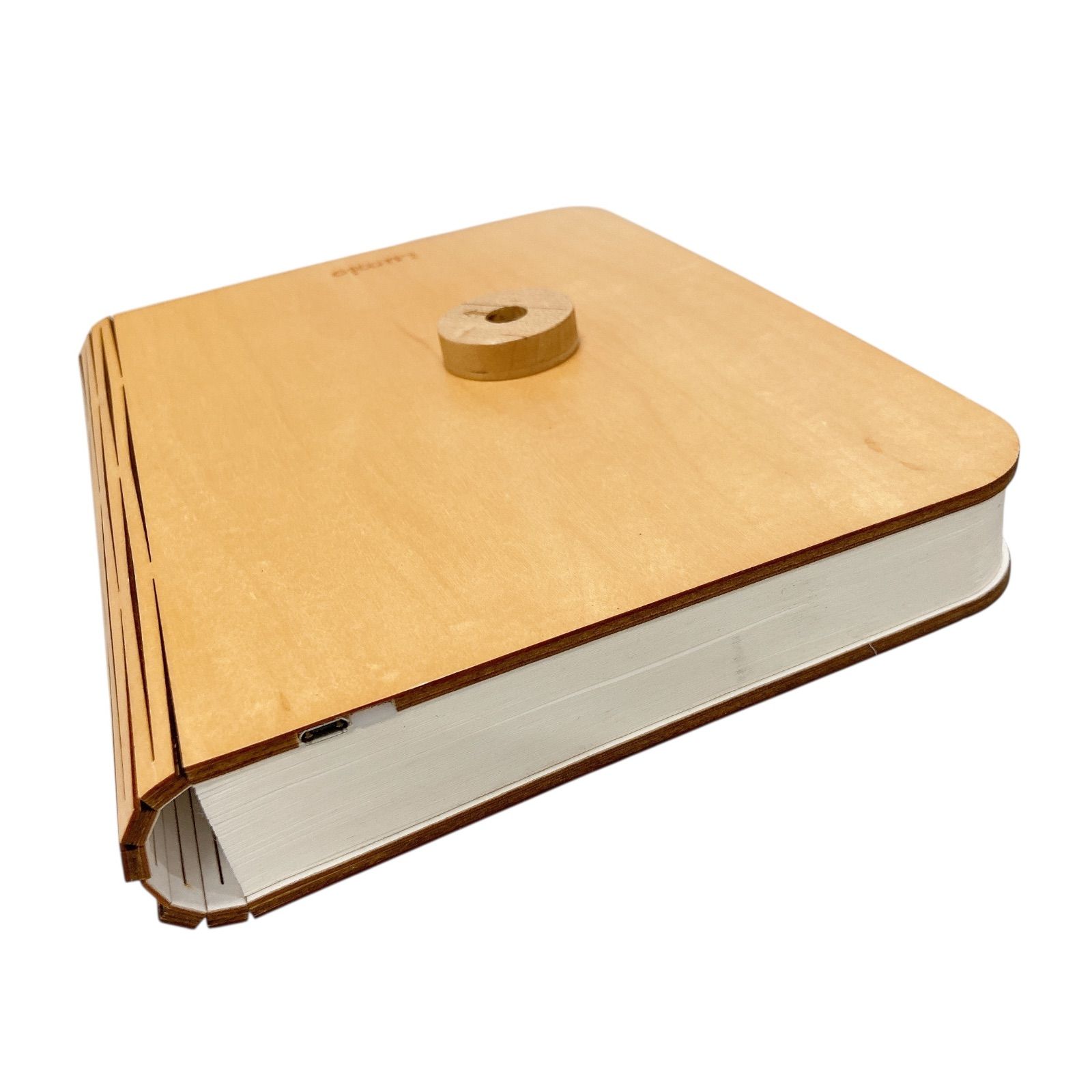 AT-254 Lumio ルミオ リト クラシック 本型 ブック ライト LED コードレス 充電式 間接照明 木目調 木製 照明 ランプ 折りたたみ デスクライト テーブルライト アウトドア メイプル NEXPOTALLINN_EU