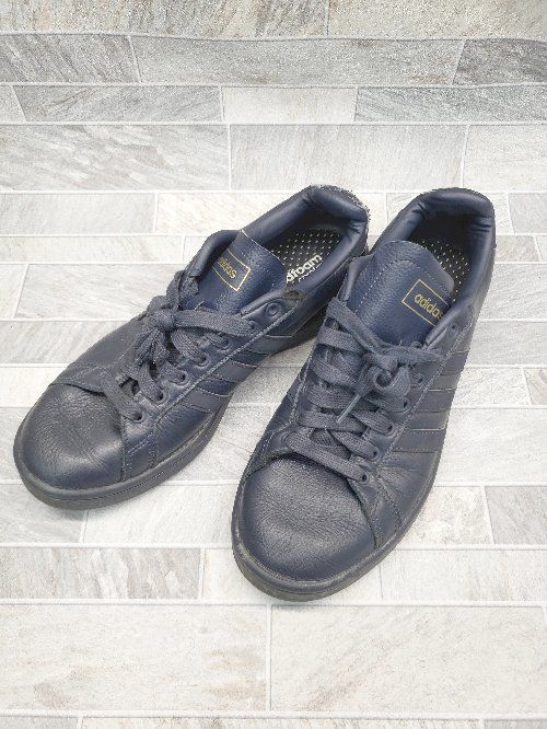adidas アディダス グランドコート EE7883 スニーカー シューズ サイズ27.5 ブラック メンズ P  【1403110009793】