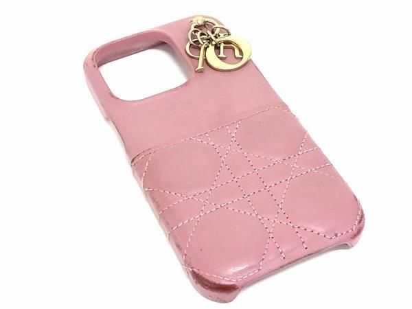 DIOR Dior ディオール　iPhone14pro ケース　カナージュ dior iphone ケース キラキラ ディオール カナージュ