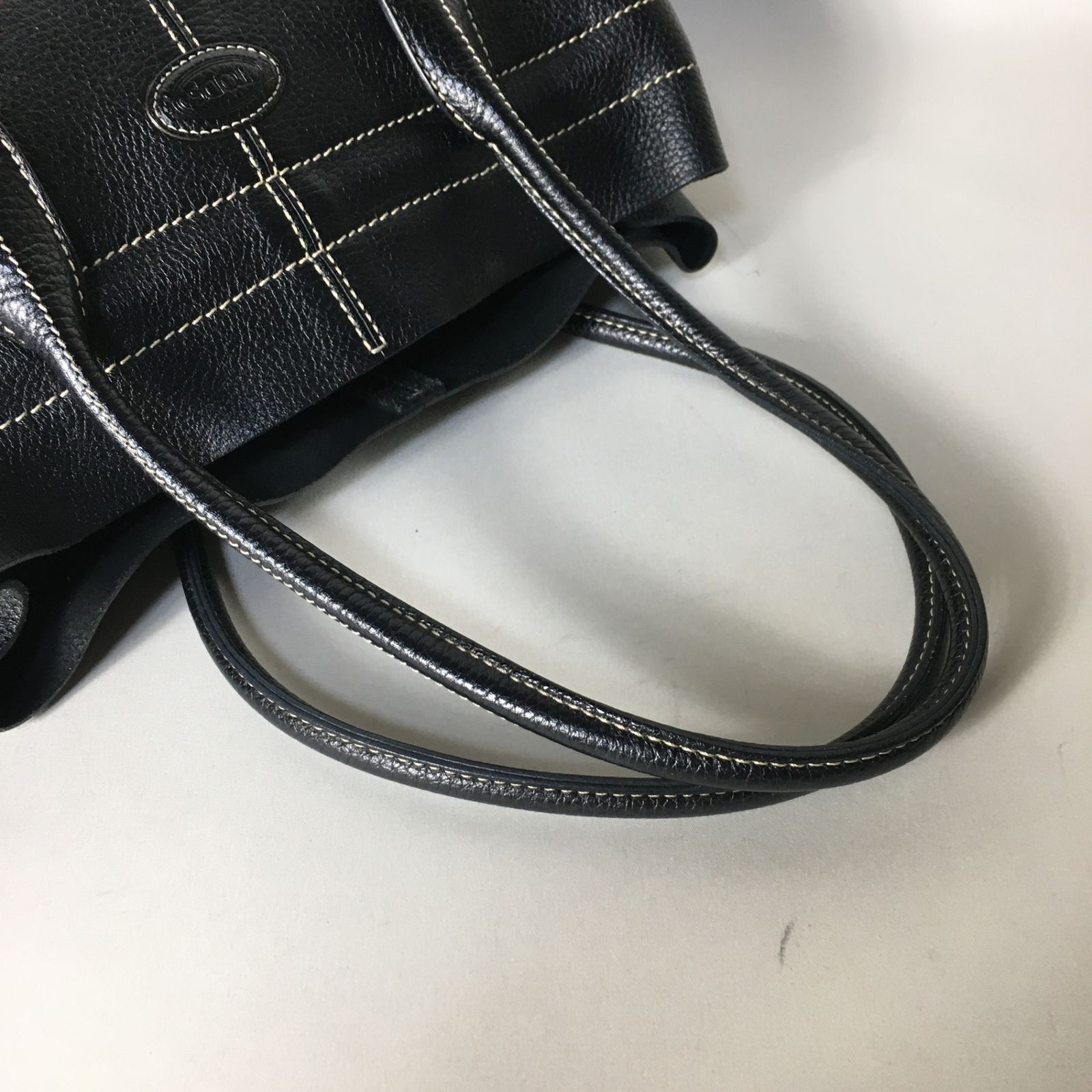 2506-112｜美品｜トッズ トートバッグ レザー ブラック 2506-112｜美品｜トッズ トートバッグ レザー ブラック - メルカリ