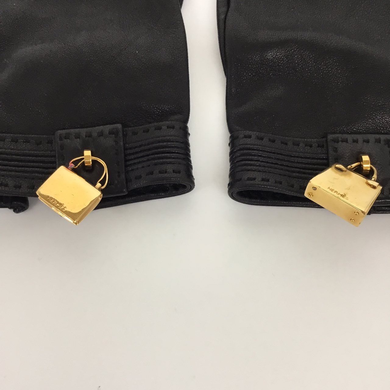 美品】HERMES エルメス ケリーグローブ6.5 レザー